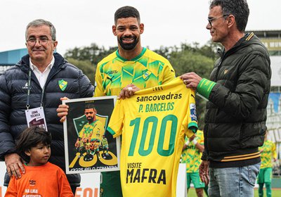 Pedro Barcelos alcança marca de 100 Jogos pelo CD Mafra