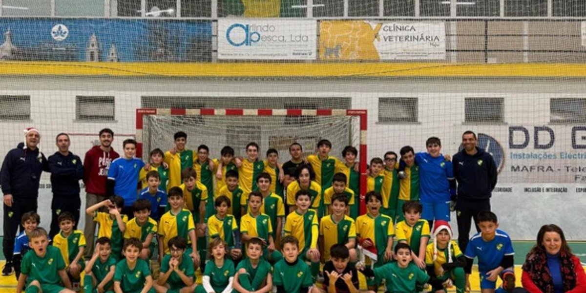 Futsal do CD Mafra Celebra Convívio de Natal