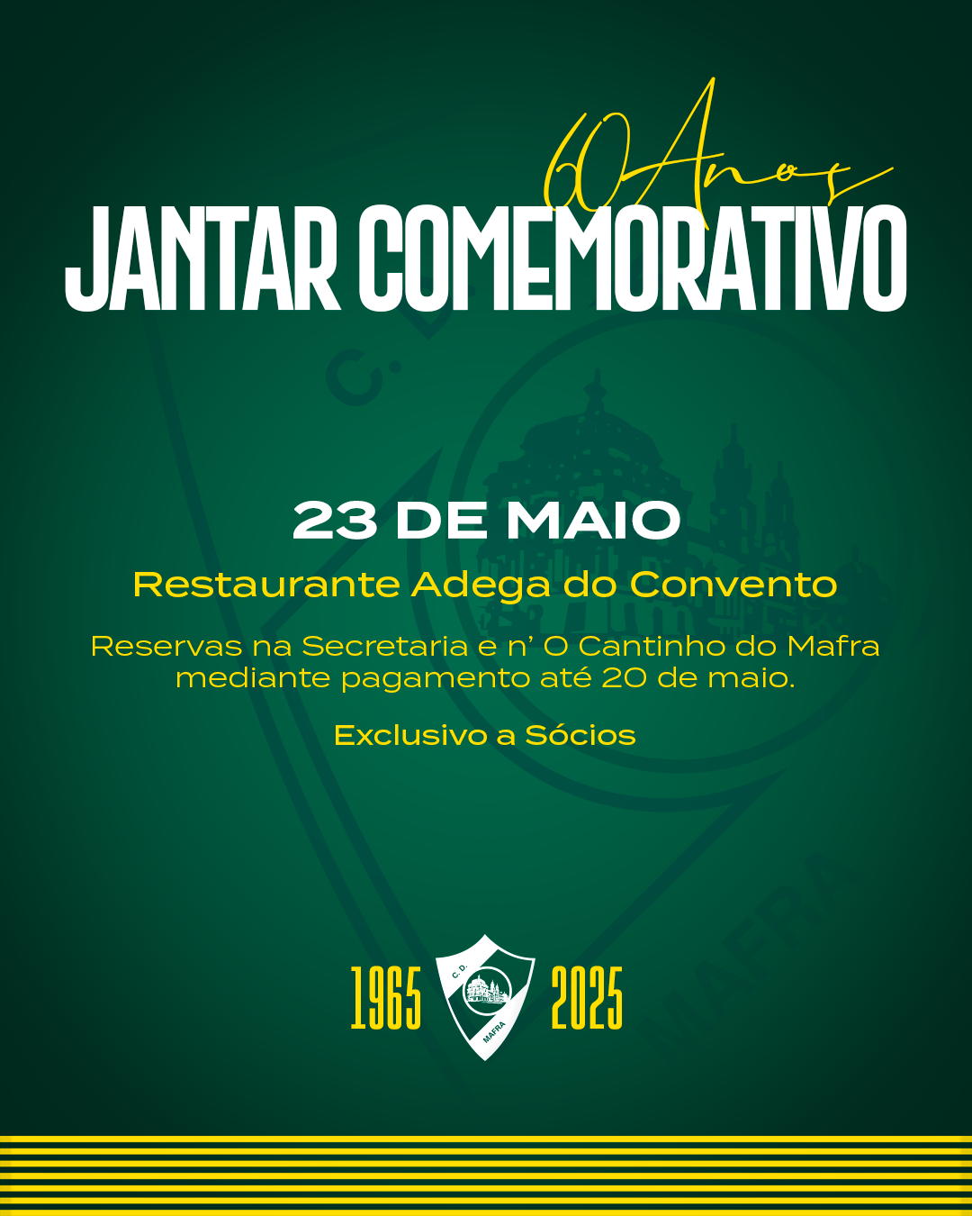 Jantar Comemorativo do 60.º Aniversário
