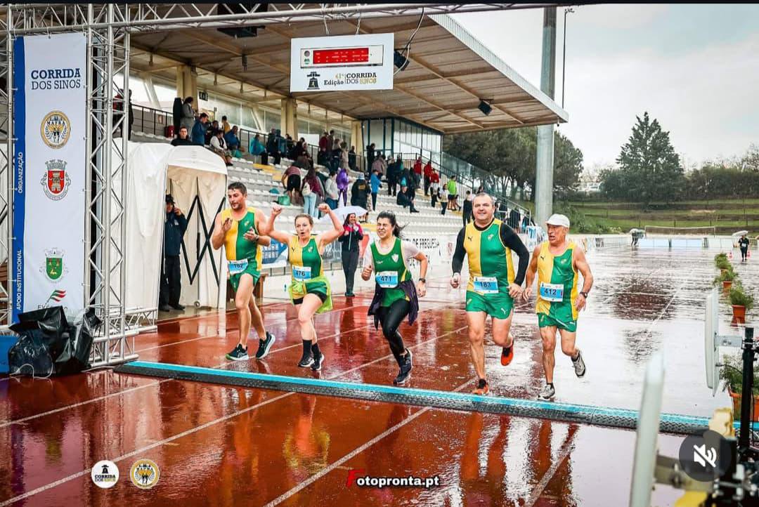 Atletismo do CD Mafra na 41.ª Corrida dos Sinos