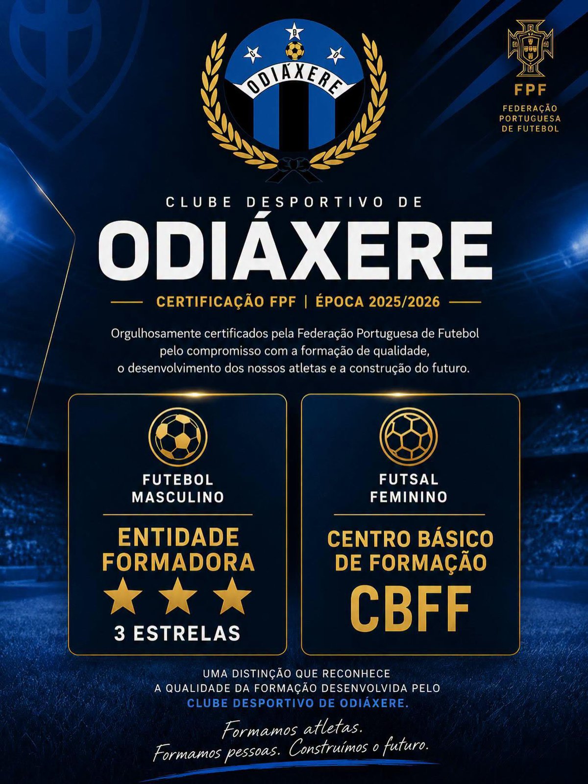 Certificação FPF - Época 2025/2026