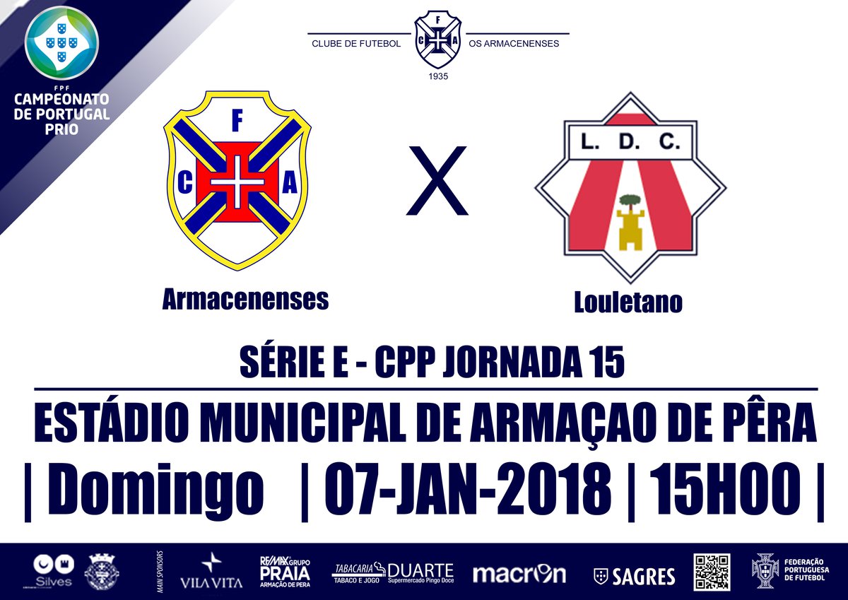 Campeonato de Portugal SE 2017/18 - Jornada 15