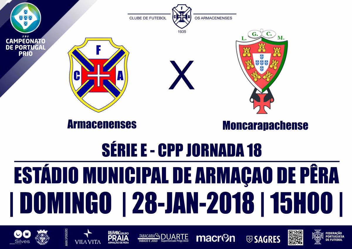 CAMPEONATO DE PORTUGAL SE 2017/18 - JORNADA 18