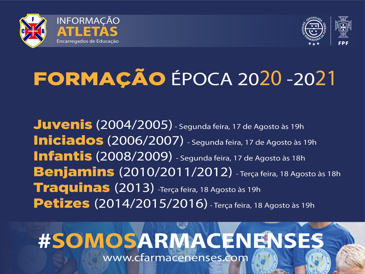 Formação - Época 2020 / 2021