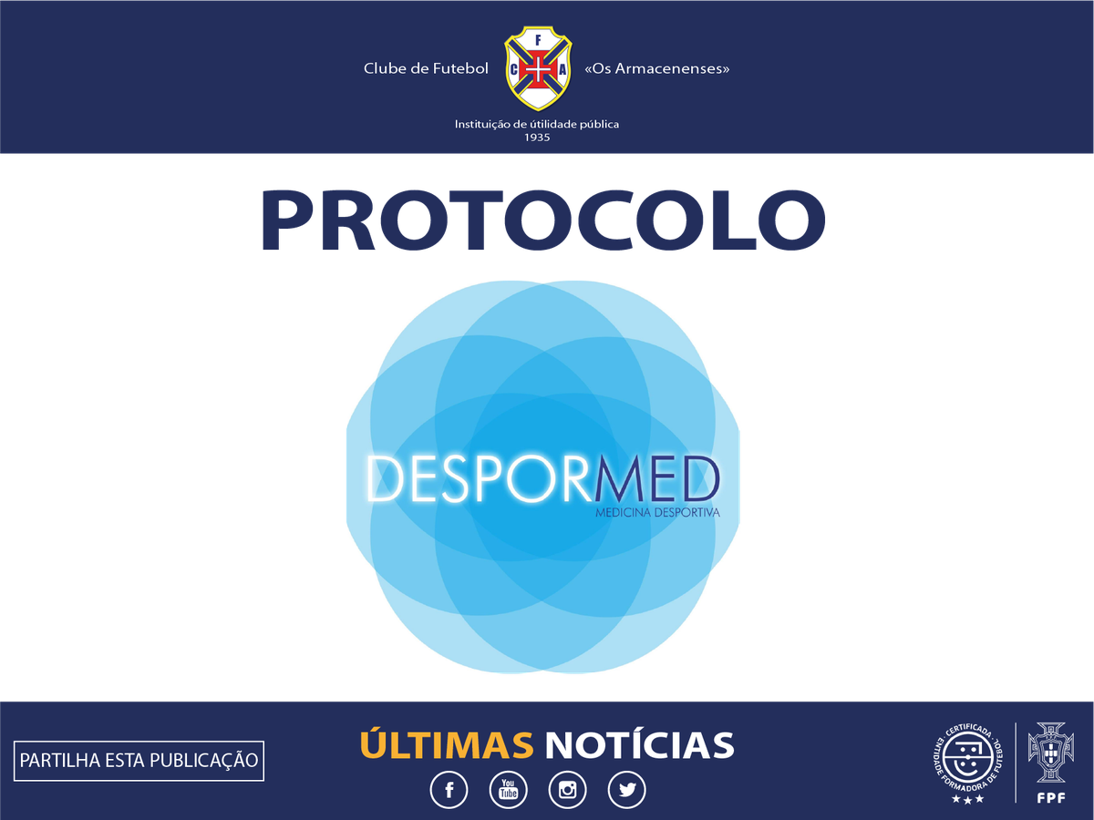Assinado protocolo de Medicina Desportiva