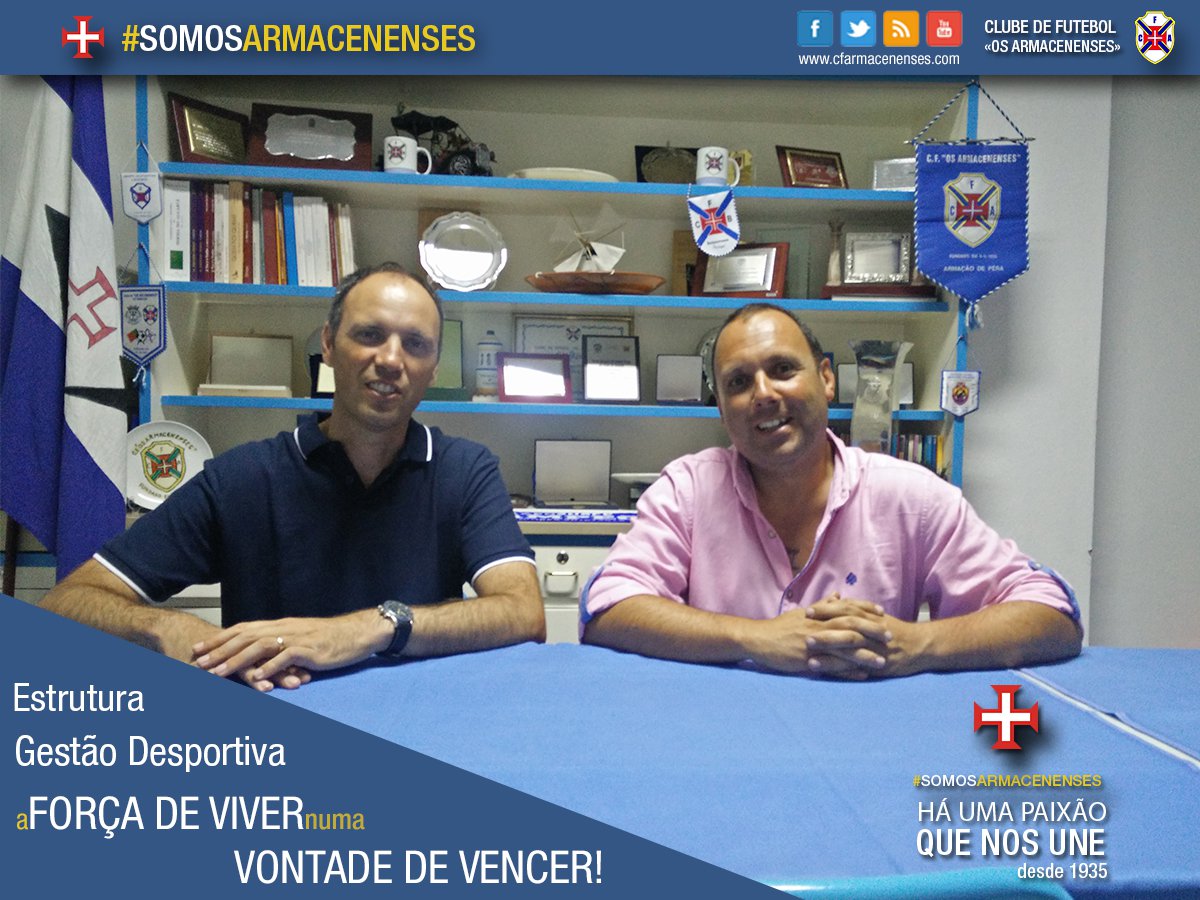 Clube de Futebol «Os Armacenenses» cria departamento de gestão Desportiva.
