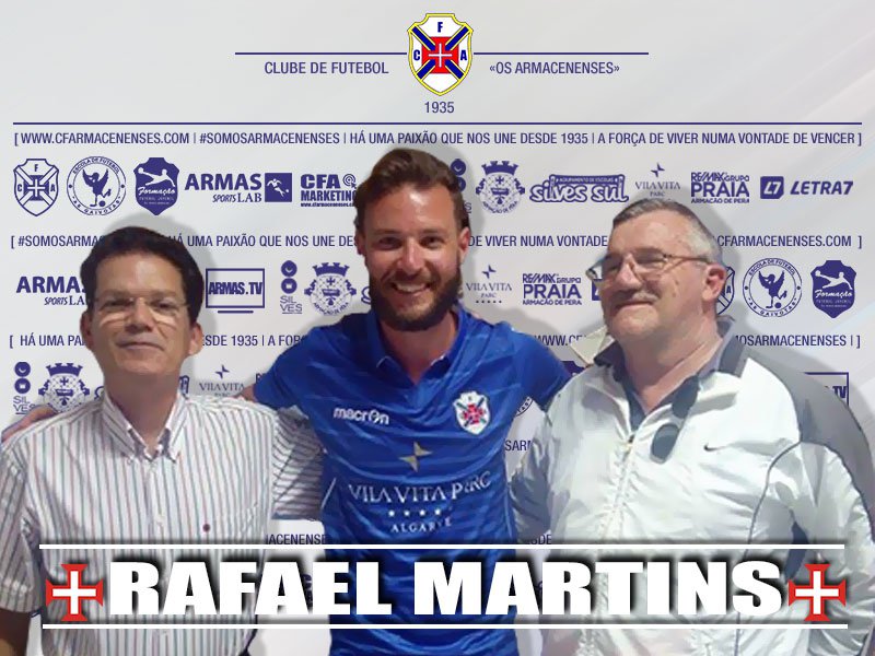 Rafael Martins confirma permanência por mais uma temporada.