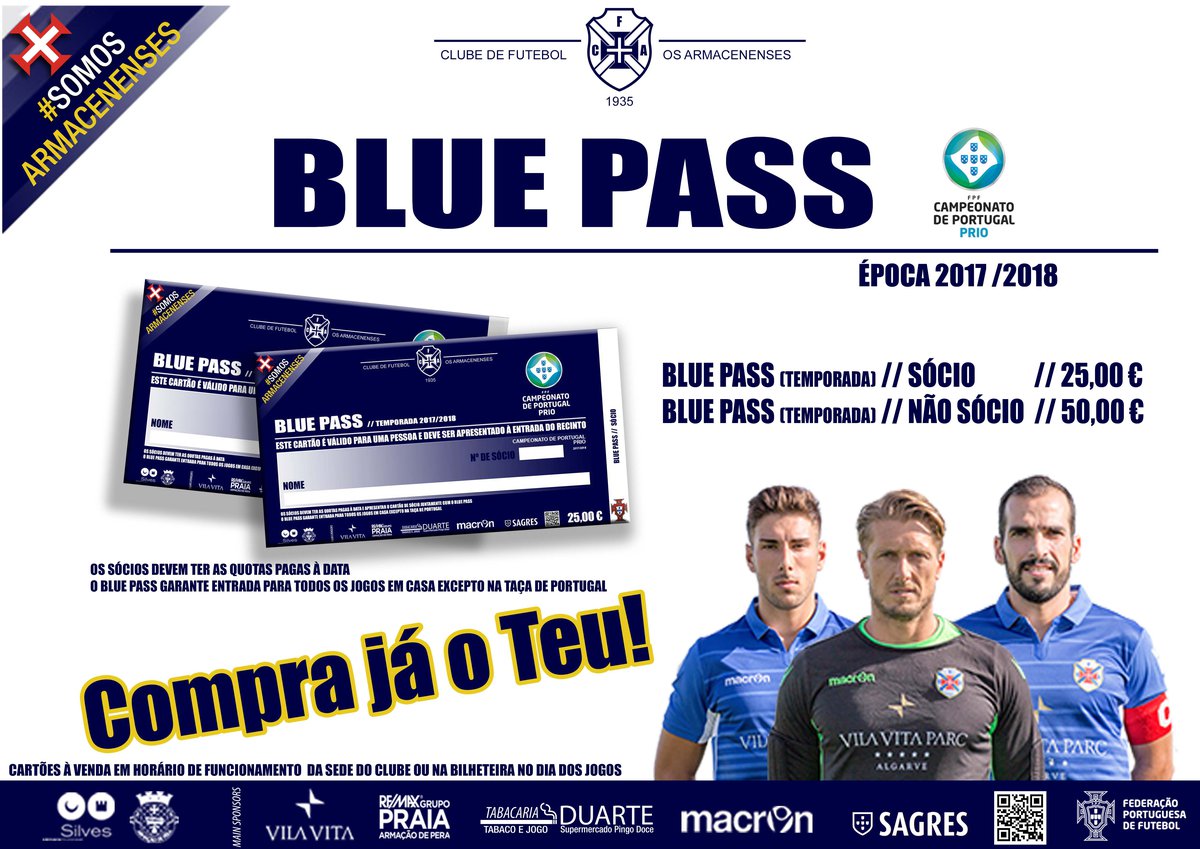 Blue Pass - Bilhete de época