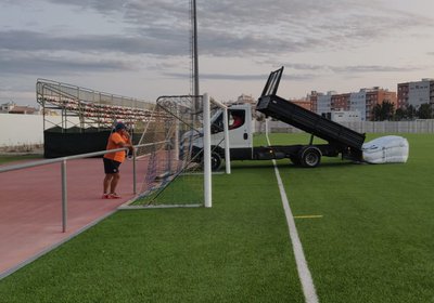 Município de Silves inicia trabalhos no Estádio Municipal de Armação de Pêra 