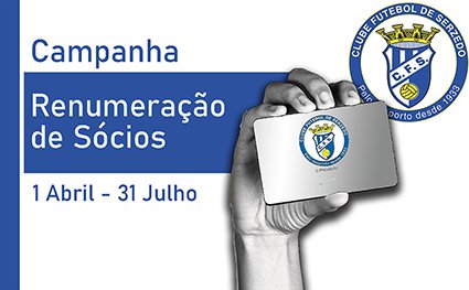 Campanha de renumeração de sócios