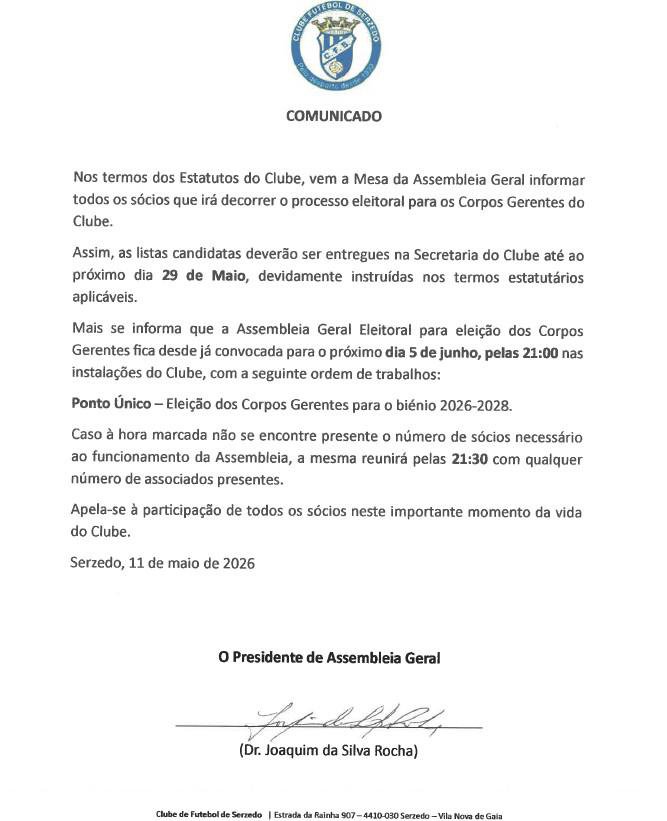 Comunicado
