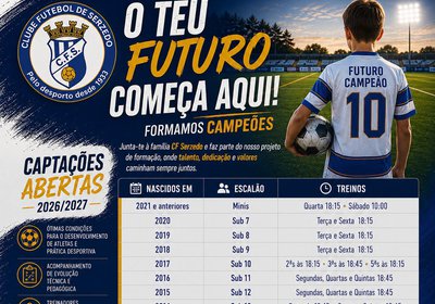 Captações Abertas 2026/2027