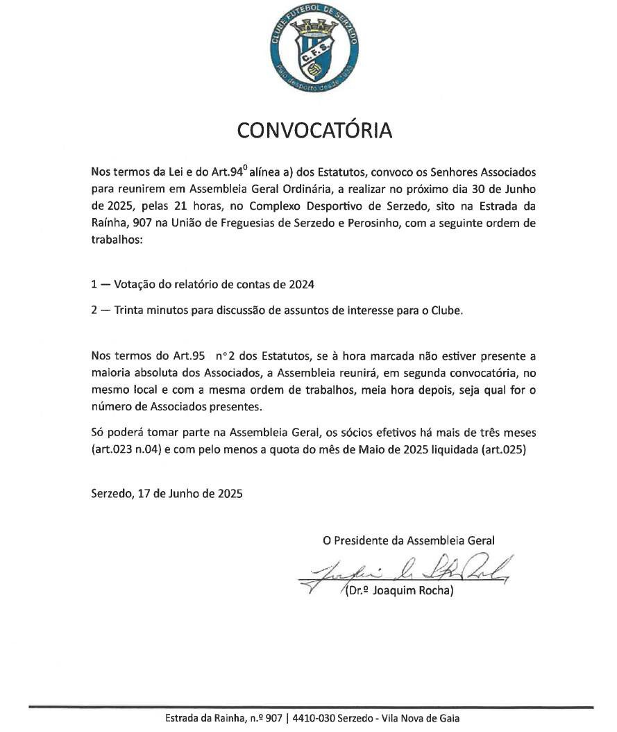 Convocatória