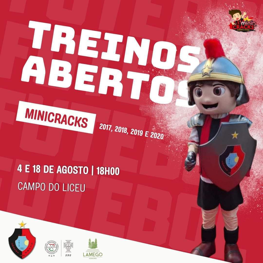 Mini Cracks - Treinos Abertos.