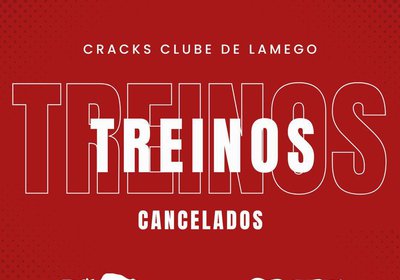 Treinos Cancelados.