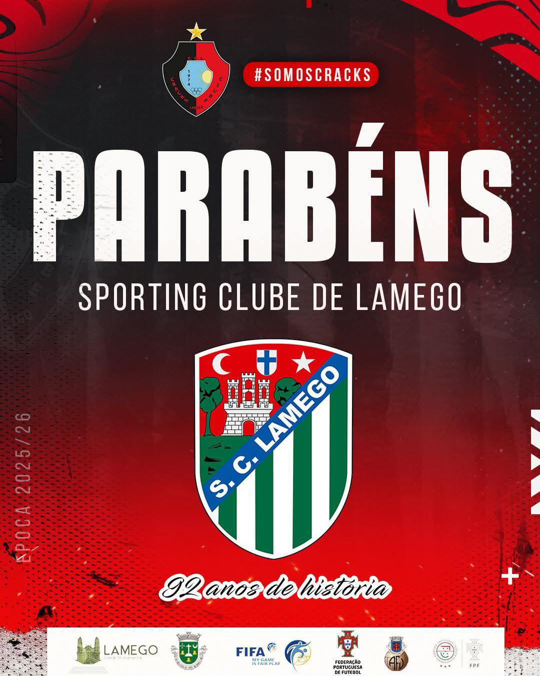 Parabéns SCLamego.