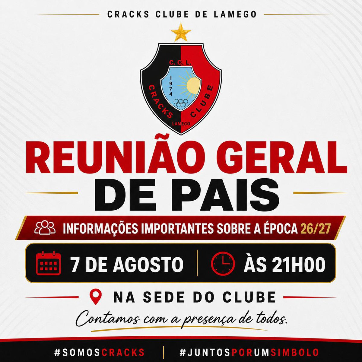 REUNIÃO GERAL DE PAIS.