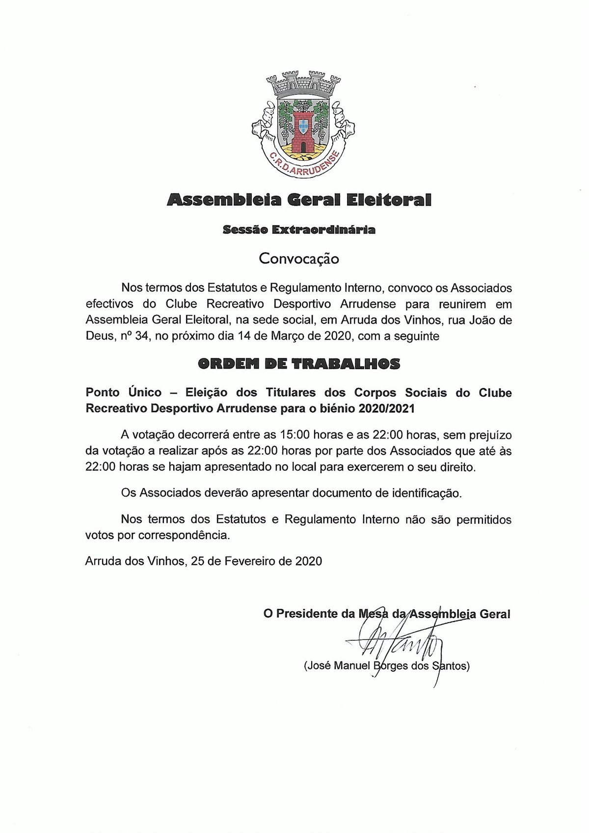 Assembleia Geral Eleitoral