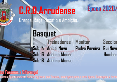 Equipas Técnicas 2020/2021 Basquetebol