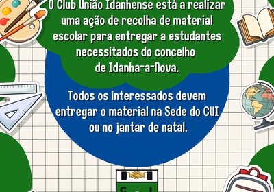 Recolha de material escolar