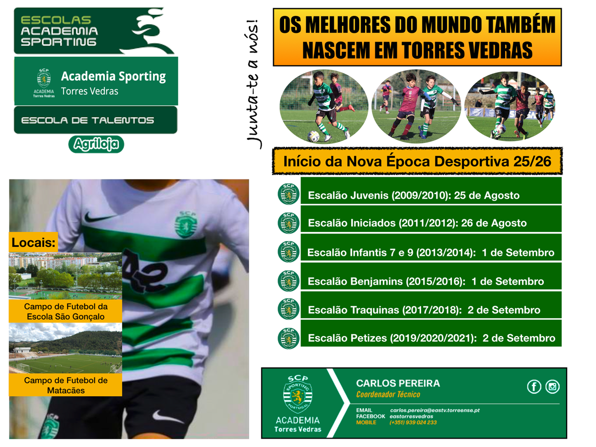 Ínicio da Nova Época Desportiva 25-26