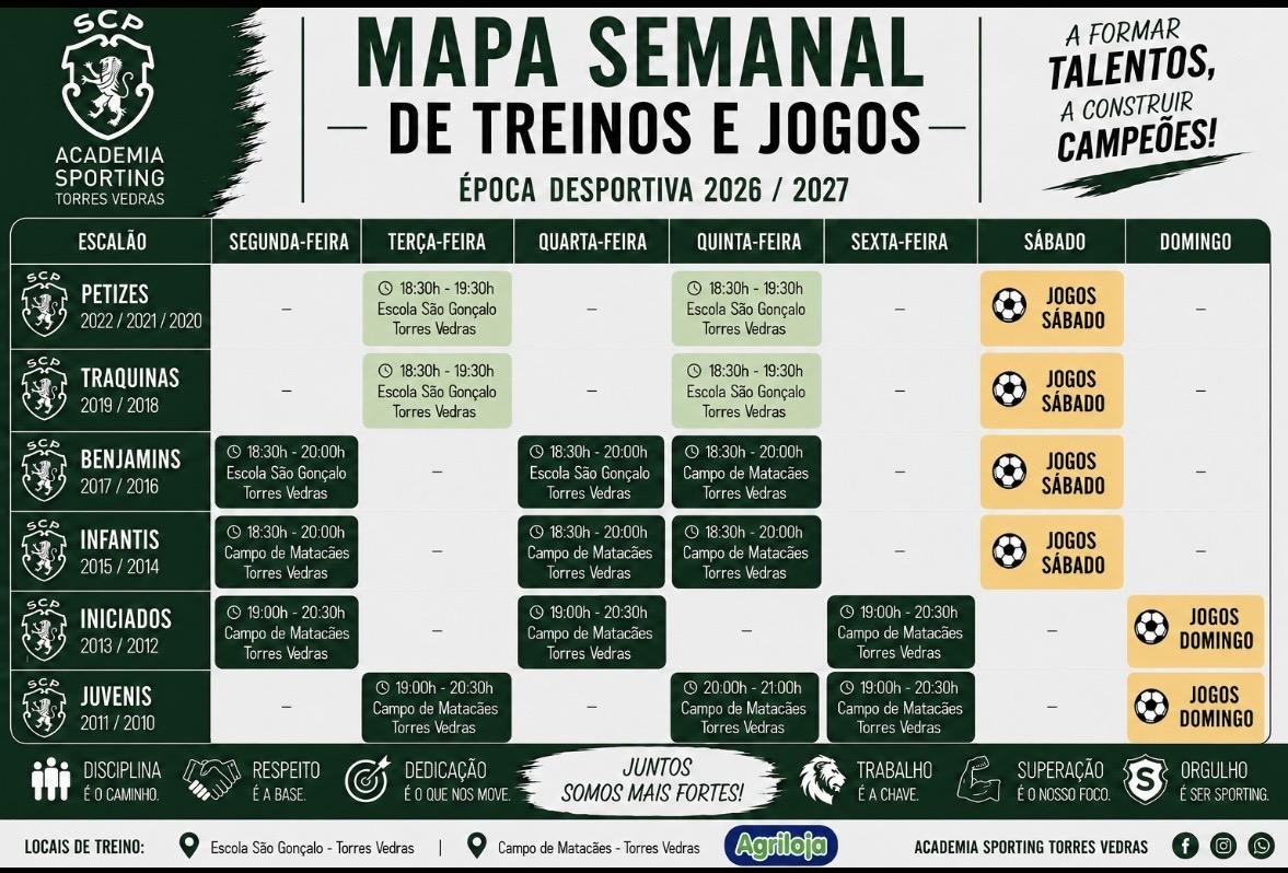 Horários 2026/2027