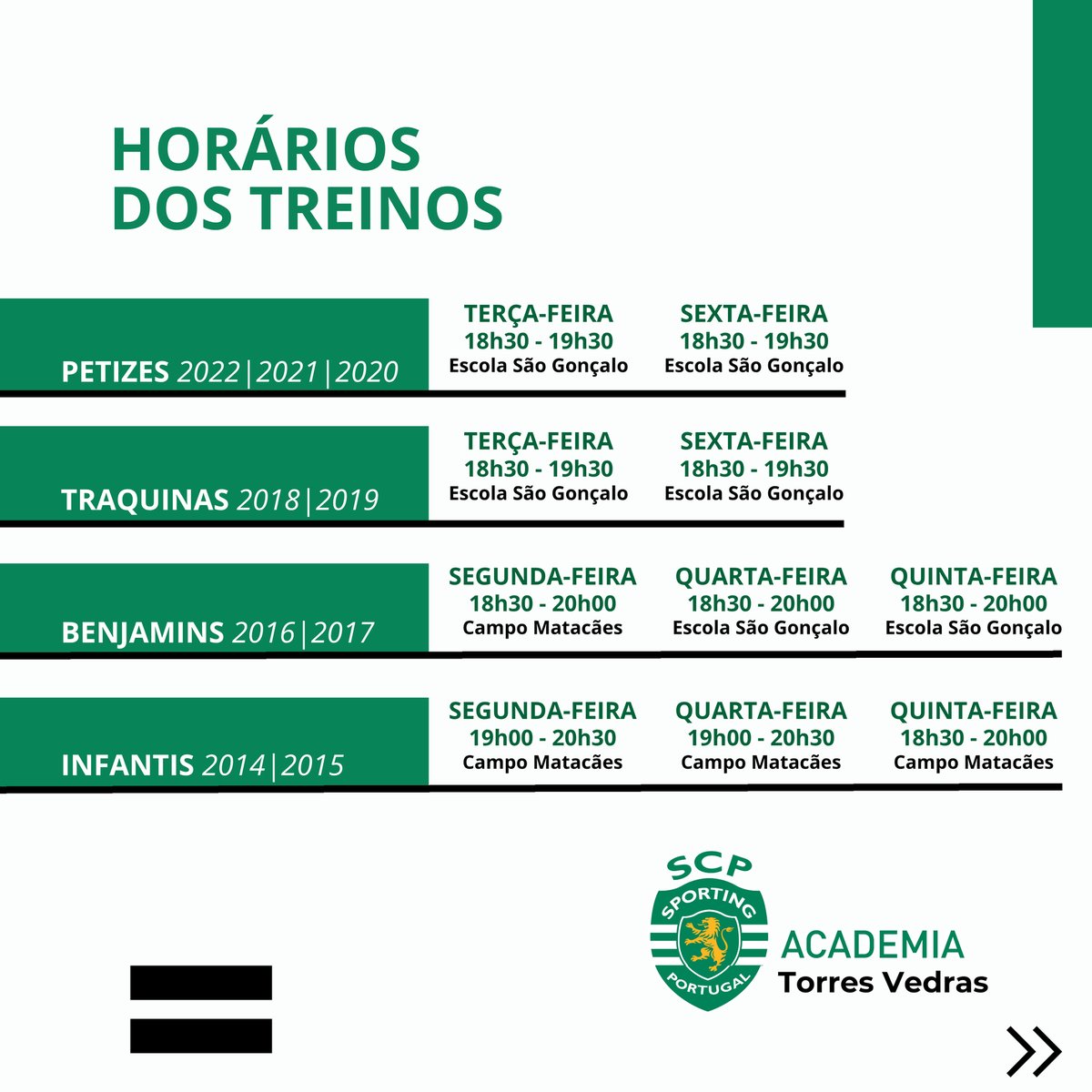 Horários 2026/2027