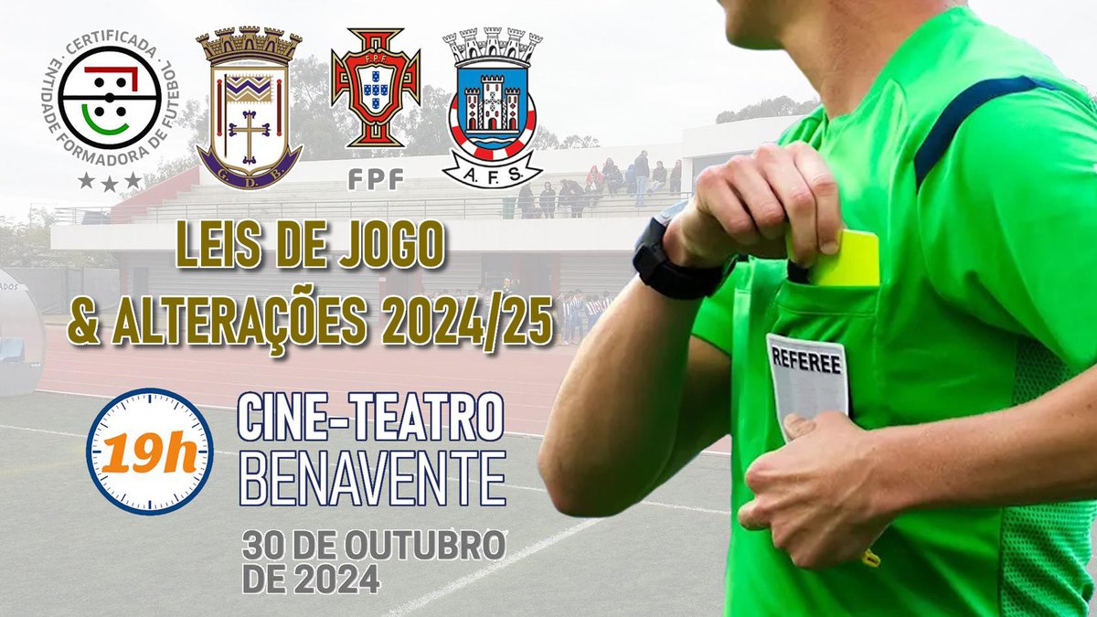 Formação sobre Leis de Jogo e Alterações para 2024/2025