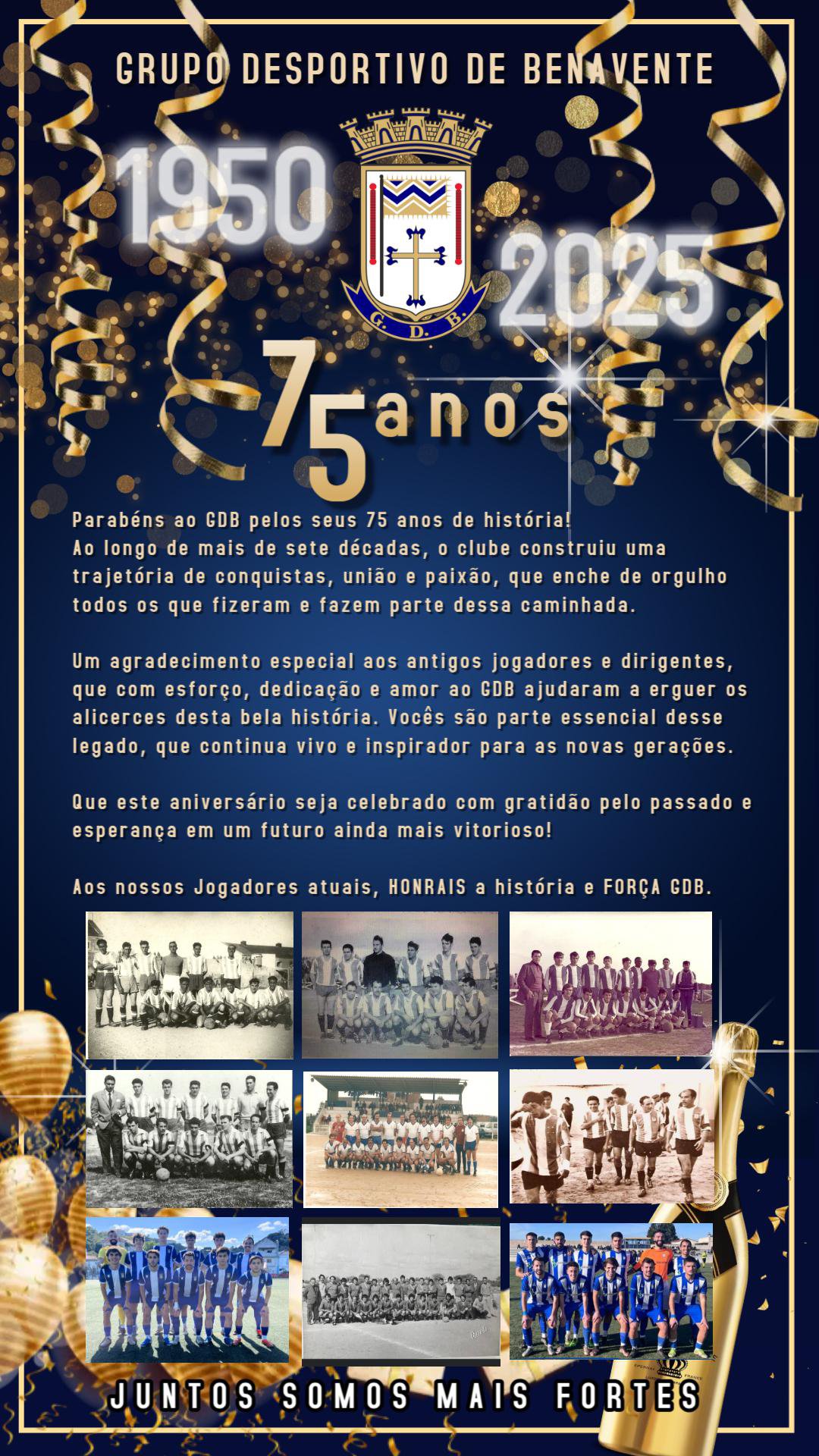 Grupo Desportivo de Benavente 75 anos de história
