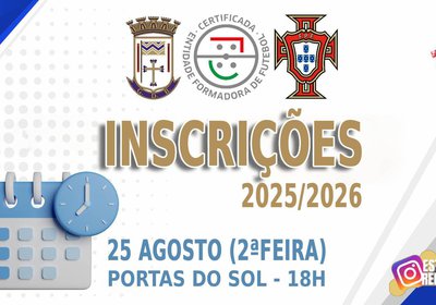 INSCRIÇÕES ÉPOCA 2025/2026