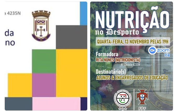 Formação sobre "Nutrição no Desporto"