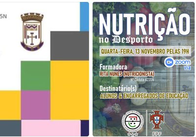 Formação sobre "Nutrição no Desporto"