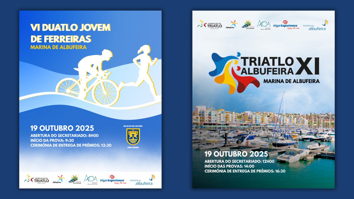 VI Duatlo Jovem de Ferreiras &  XI Triatlo de Albufeira