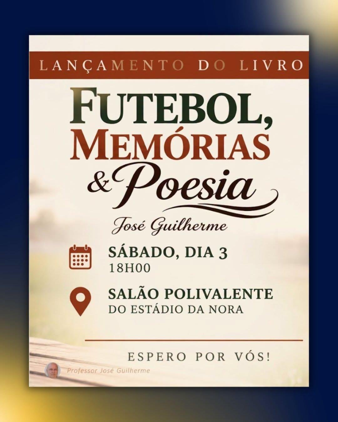 lançamento do livro "Futebol, Memórias & Poesia".