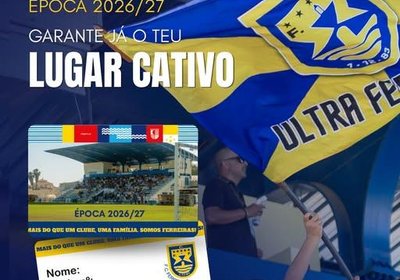 No F.C. Ferreiras, cada adepto é parte da equipa. Mas há lugares que são especiais. Os Lugares Cativos