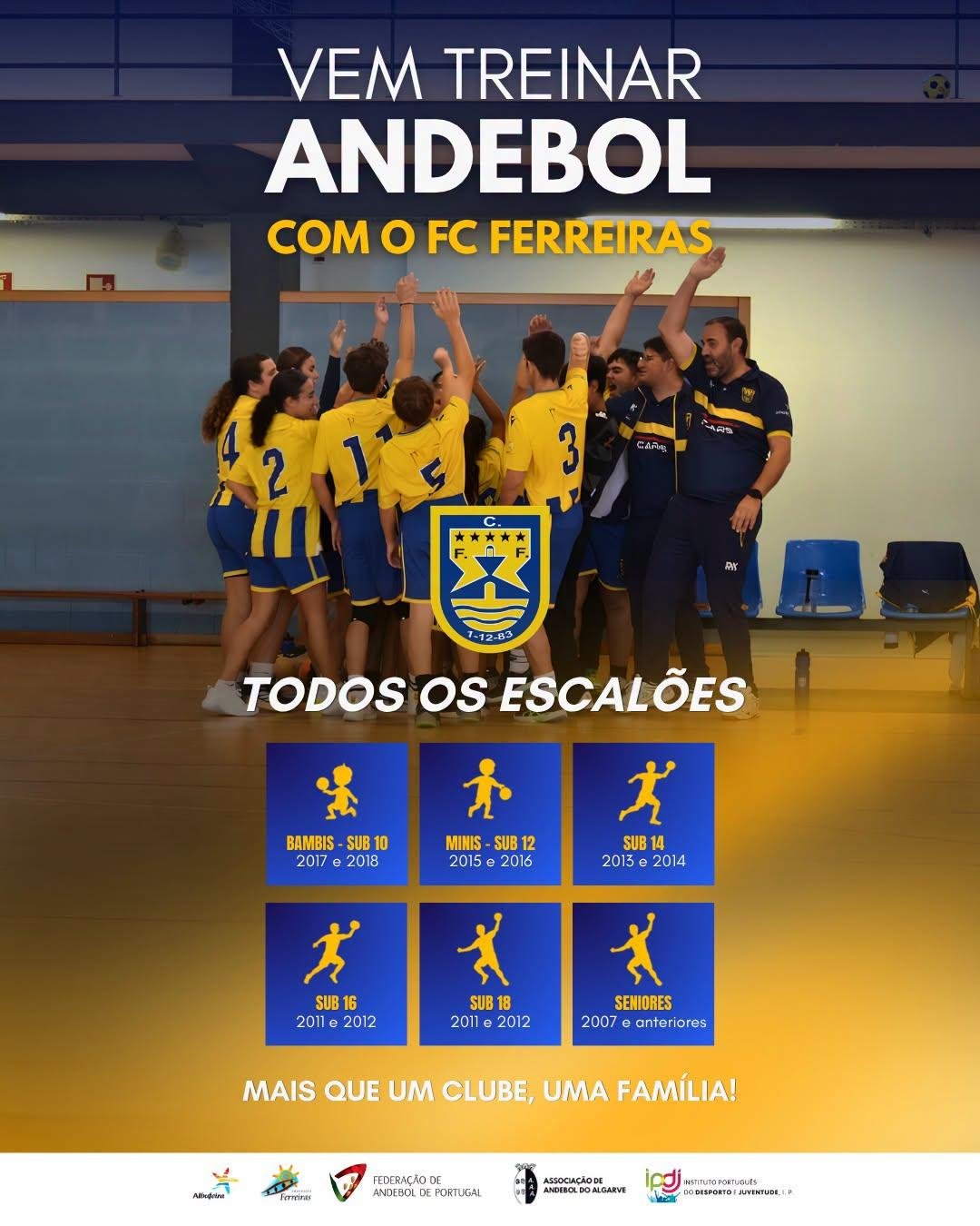 Vem treinar Andebol