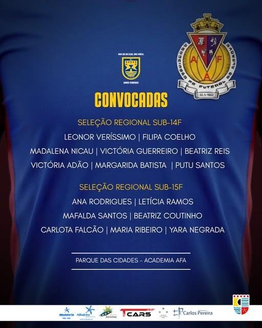 15 ATLETAS CONVOCADAS PARA AS SELEÇÕES DO ALGARVE!