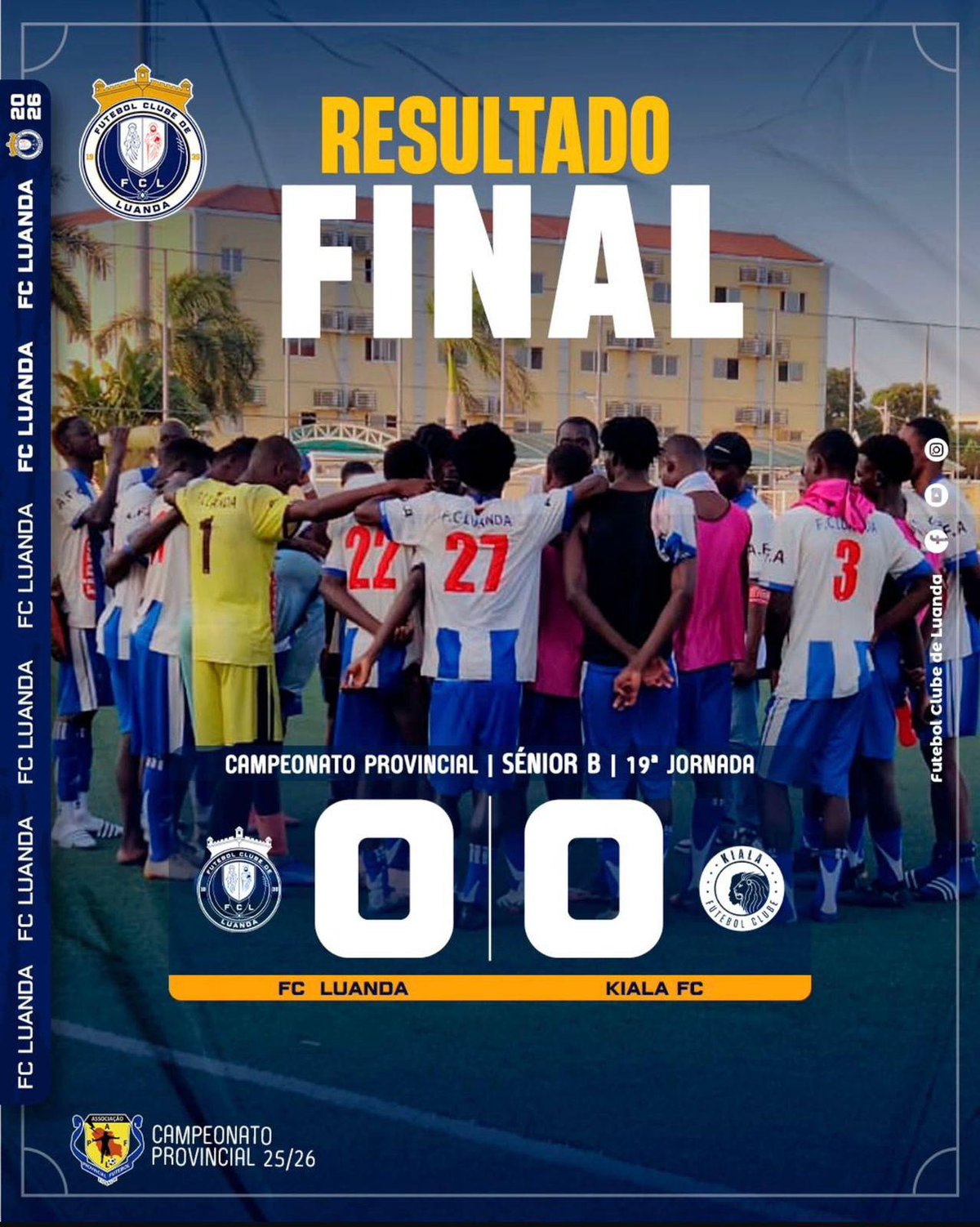 JOGO FC LUANDA X KIALA FC
