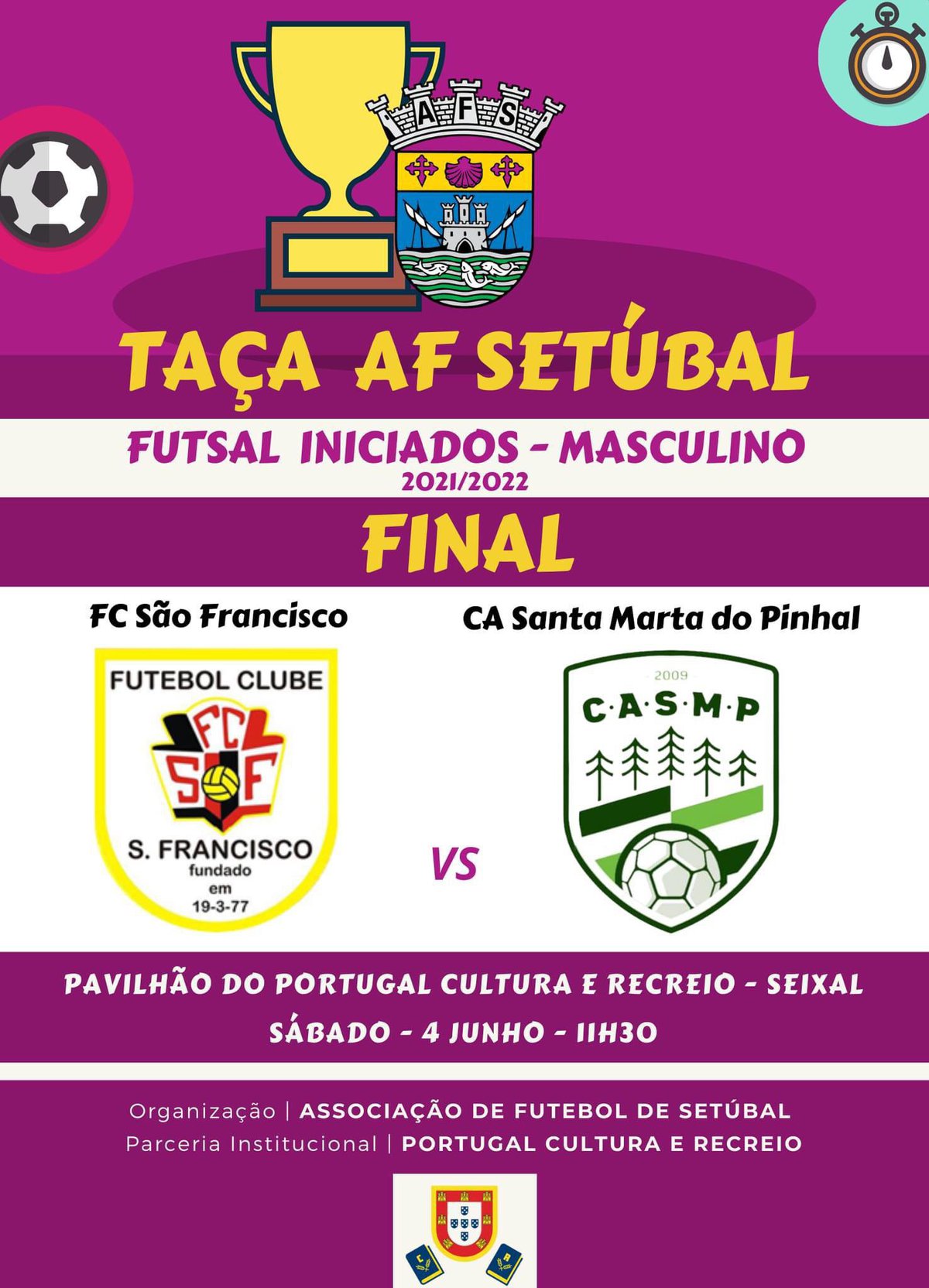Final Taça Distrital AFS Iniciados Futsal