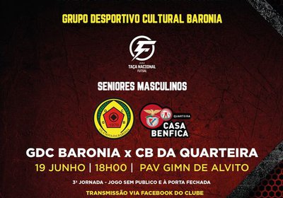 Jogo - GDC BARONIA x CB Quarteira