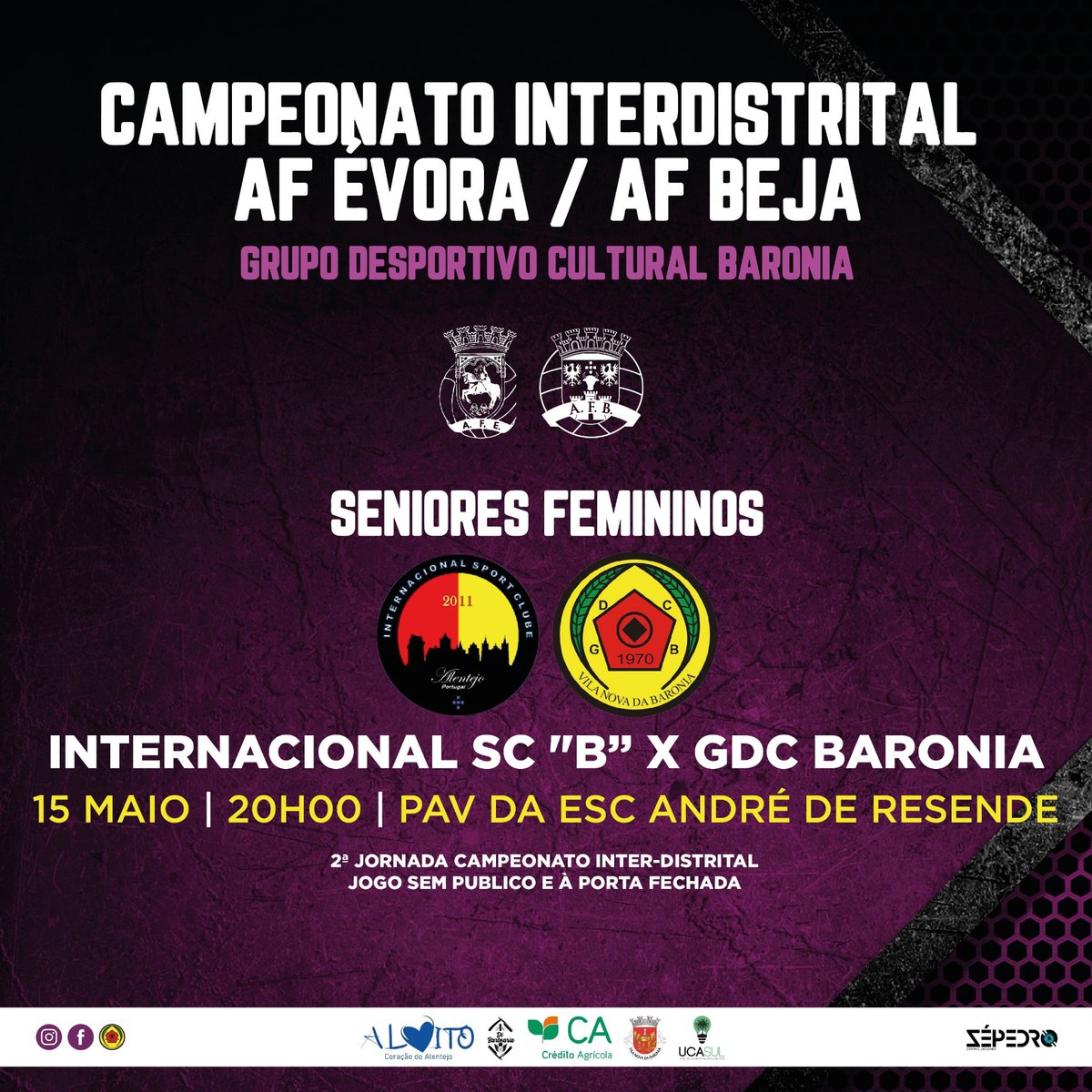 Jogo - Internacional "B" x GDC Baronia