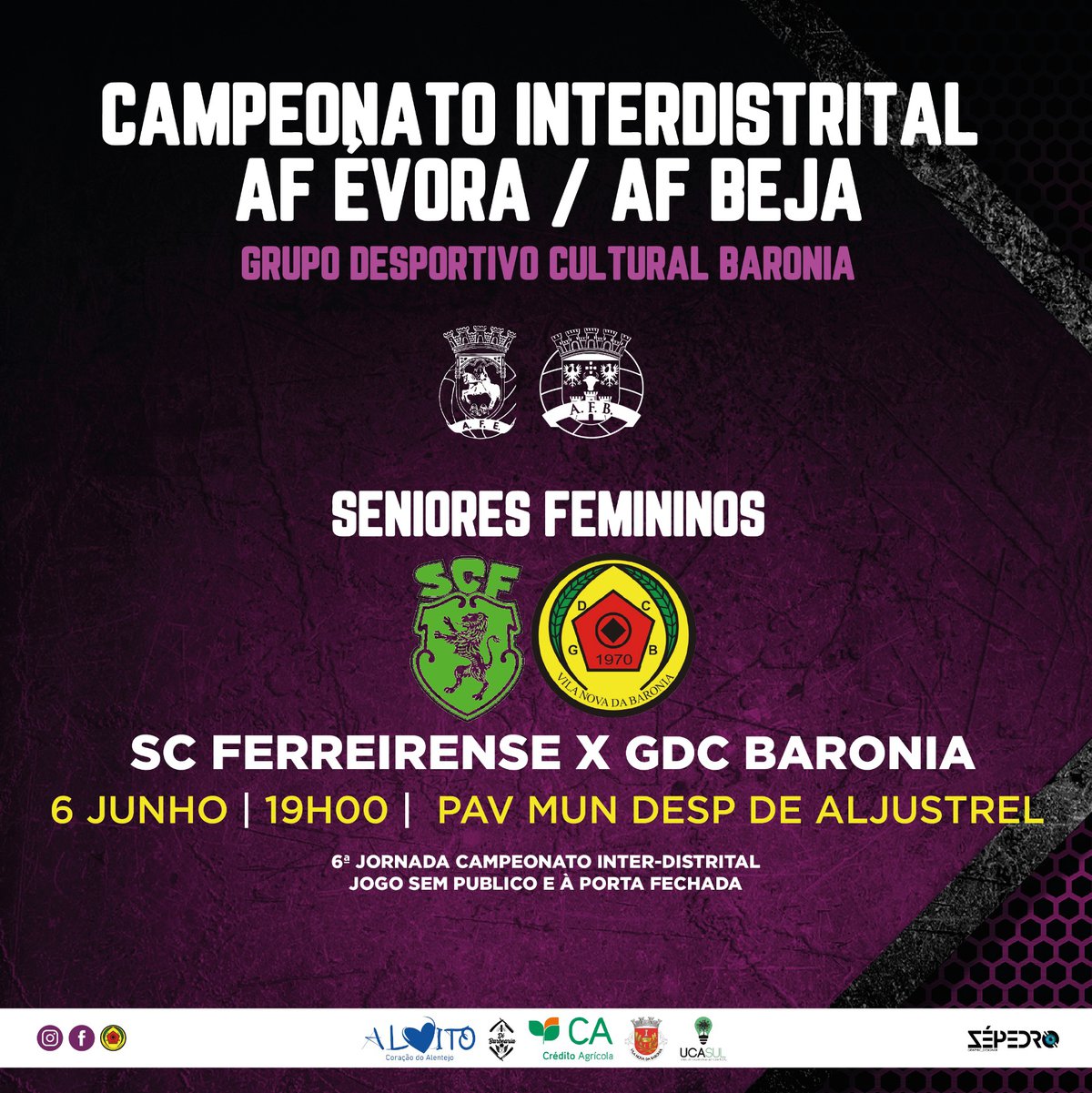 Jogo - SC Ferreirense x GDC Baronia