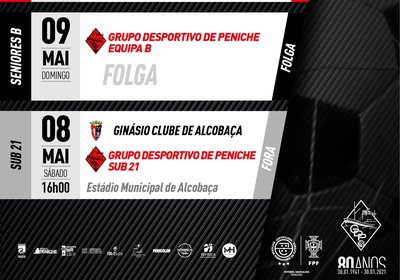 Ginásio Clube de Alcobaça X Grupo Desportivo de Peniche (sub 21)