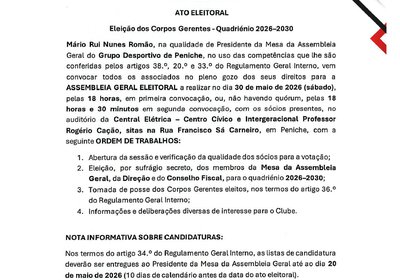 ASSEMBLEIA GERAL - ATO ELEITORAL