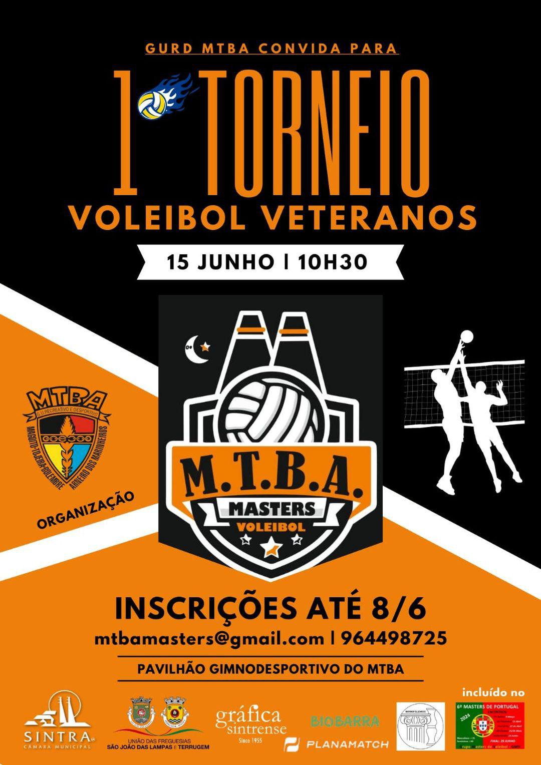 Voleibol Veteranos - 1º Torneio de Masters  MTBA