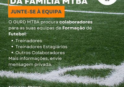 Treinadores - Formação - Estamos a recrutar!