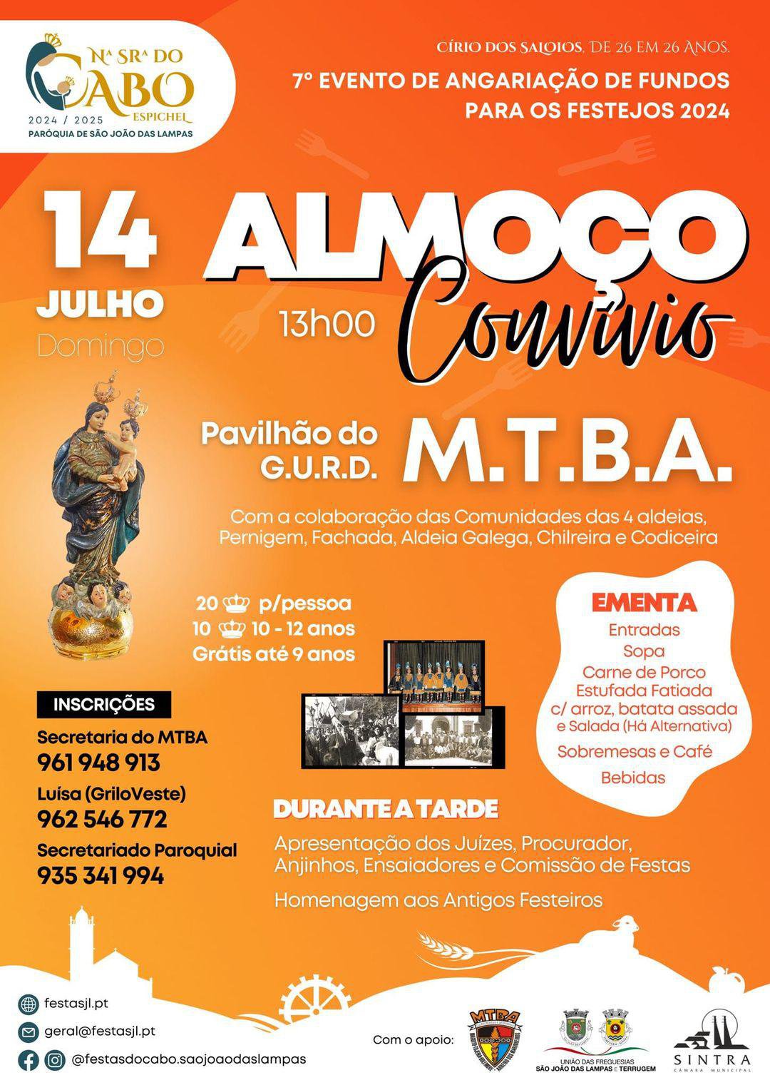Almoço Convivio - Angariação de Fundos