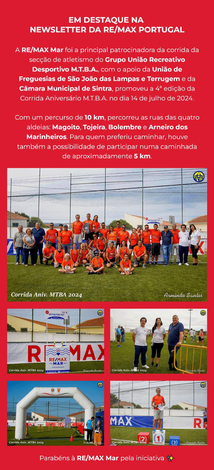 Corrida MTBA - Parceria RE/MAX MAR