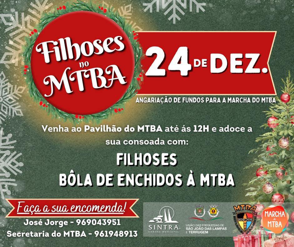 Filhoses é no MTBA