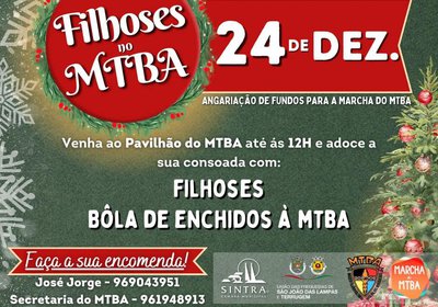 Filhoses é no MTBA